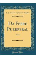 Da Febre Puerperal