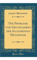 Die Probleme Und Grundlehren Der Allgemeinen Metaphysik (Classic Reprint)