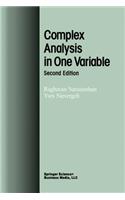 Complex Analysis in One Variable