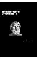 Philosophy of Governance - II
