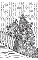 Color My Cover Cat Journal - Book Cats