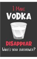 I Make Vodka Disappear - What's Your Superpower?