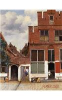 Jan Vermeer Tagesplaner 2020: Straße in Delft - Agenda Planer 2020: Top organisiert durchs Jahr! - Planer Kalender 2020 mit Wochenansicht - Niederländischer Meister - Einfacher Ü(37 Jahresplaner 2020)
