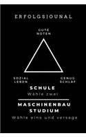 Erfolgsjournal Gute Noten Sozial Leben Genug Schlaf Schule Wähle Zwei