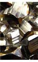 Pyrite Crystal Journal 6 x 9 Lined Blank Journal Diary Composition Book Notebook