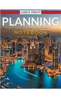 Planning Notebook - Large Print