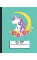 Unicorn composition notebook