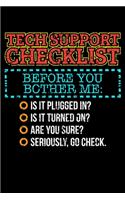 Tech Support Checklist Before You Bother Me