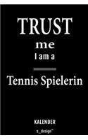 Kalender für Tennis Spieler / Tennis Spielerin
