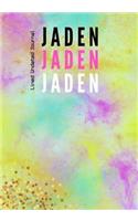 Jaden Jaden Jaden Lined Undated Journal