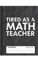Tired as a Math Teacher 5x5 Graph Paper