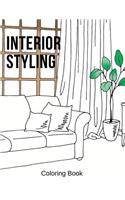 Interior Styling Coloring Book