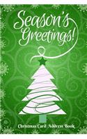 Christmas Card Address Book