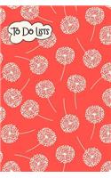 To-Do List Notebook Dandelions Pattern 11