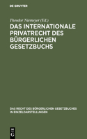 internationale Privatrecht des Bürgerlichen Gesetzbuchs