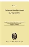 Wandlungen Der Krankheitsforschung