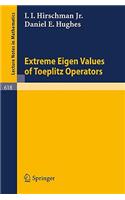 Extreme Eigen Values of Toeplitz Operators