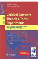 Verified Software: Theories, Tools, Experiments