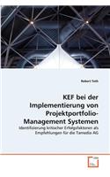 KEF bei der Implementierung von Projektportfolio-Management Systemen