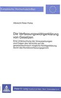 Die Verfassungswidrigerklaerung Von Gesetzen