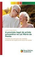 A previsão legal de prisão preventiva na Lei Maria da Penha