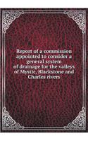 Report of a commission appointed to consider a general system of drainage for the valleys of Mystic, Blackstone and Charles rivers: (English)