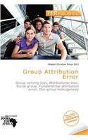 Group Attribution Error: (English)