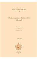 Dictionnaire du dadjo d'Eref (Tchad)