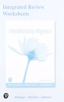 Integrated Review Worksheets for Introductory Algebra