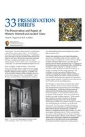 Preservation and Repair of Historic Stained and Leaded Glass