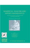 Numerical Analysis and Applied Mathematics