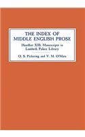 The Index of Middle English Prose