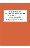 Index of Middle English Prose