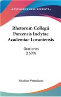 Rhetorum Collegii Porcensis Inclytae Academiae Lovaniensis