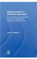 Measurements in Distance Education