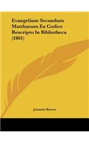 Evangelium Secundum Matthaeum Ex Codice Rescripto in Bibliotheca (1801)