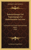 Badeeinrichtungen Und Vergunstigungen Fur Minderbemittelte Und Arme