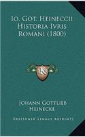 Io. Got. Heineccii Historia Ivris Romani (1800)