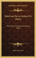 Notes From The Art Section Of A Library