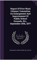 Report Of First Ward Citizens' Committee On Enlargement And Improvement Of Public School Grounds, Etc., September 25th, 1877: (English)