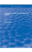 Handbook of Tables for Probability and Statistics