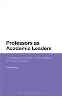 Professors as Academic Leaders