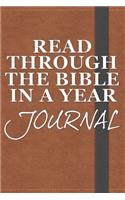 Read Through the Bible in a Year Journal