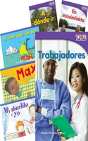 Por la comunidad (In the Community) 6-Book Set: (Text Pairs: Fiction & Nonfiction)