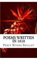 Poems Written In 1818