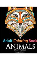 Adult Coloring Book: Animals