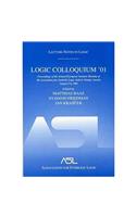 Logic Colloquium '01