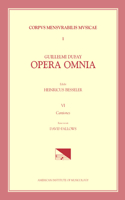 CMM 1 Guillaume Dufay (Ca. 1400-1474), Opera Omnia, Ed. Heinrich Besseler. Vol. VI Cantiones, Rev. David Fallows: Volume 1