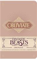 Fantastic Beasts and Where to Find Them: Obliviate Hardcover Ruled Notebook