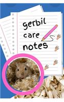 Gerbil Care Notes